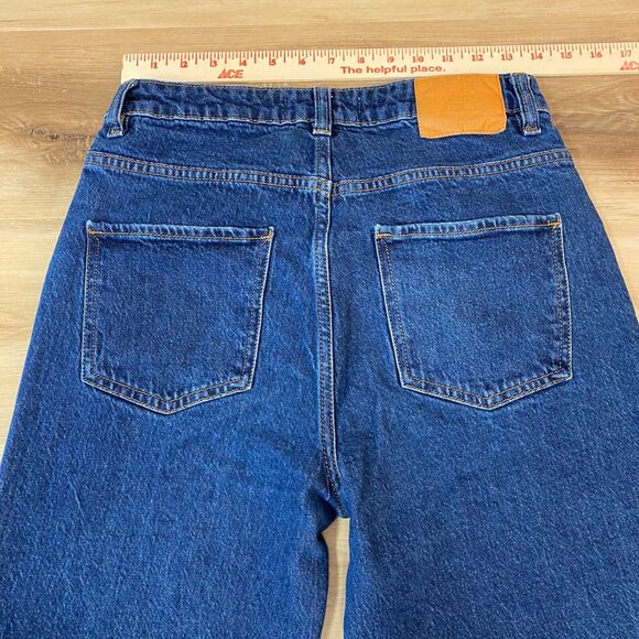 Zara Jeans Womens 8 High Waist Tapered Blue Medium Wash Denim 27" - Picture 7 of 9